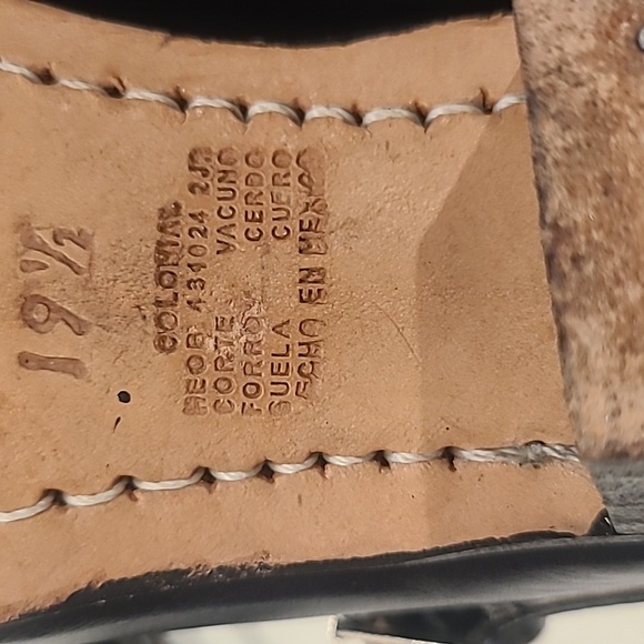 💃Authentic Colonial Folklorico Girls shoes, size 12.5 (US) & (19.5 MX).💃 - Picture 6 of 7